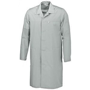 BP 1673-500-51-Sn unisex jas, 1/1 mouw met verstelbare split aan de manchet, 210,00 g/m² stofmix, lichtgrijs, Sn