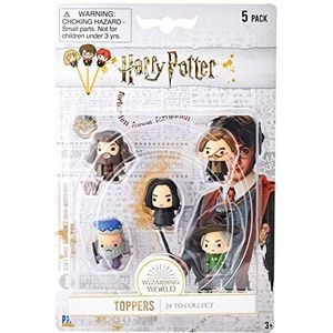 Bizak Harry Potter toppers, verpakking van 5 stuks, leg het op je potlood, 24 figuren om te verzamelen, willekeurige selectie van personages, aanbevolen vanaf 3 jaar (64112040)