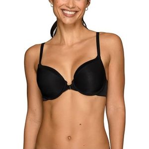 Vanity Fair Women's Illumination Front Closure Bra, 3-Way Convertible Staps, Lightly Lined Cups up to DD, Black, 40D