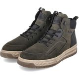 Rieker - Veterschoenen - Kaki/Zwart - Enkelhoog