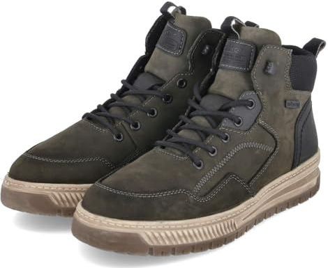 Rieker - Veterschoenen - Kaki/Zwart - Enkelhoog