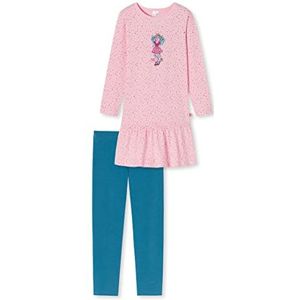 Schiesser Meisjespyjama lange pyjamaset, roze, 98