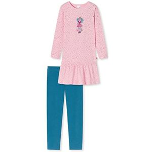 Schiesser Meisjespyjama lange pyjamaset, roze, 92