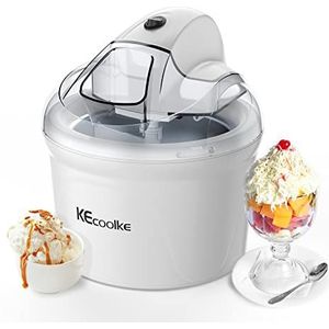 IJsmaker, ijsmachine, elektrische ijsmachine Soft Serve Homemade KECOOLKE 1,5 L Frozen Yogurt, Sorbet, Gelato