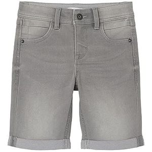 NAME IT Jongen Jeansshorts Slim Fit Long, Medium Grey Denim, 146 cm