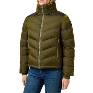 Wrangler Short Puffer Jacket Jacket voor dames, ivy-groen, M