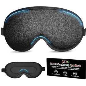 MSC - Masque de Sommeil - 100% Occultant - Ergonomisch 3D Design - Voor Man en Vrouw