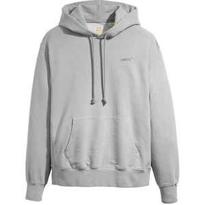Hoodie - Lichtgrijs - Met Capuchon - Lange Mouwen - Relaxed Fit