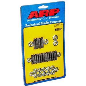 ARP 2341901 Oil Pan Stud Kit With Hex Nuts, Black Chrome Moly Steel, For Select Chevrolet Small Block Applications