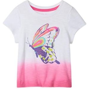 Hatley T-shirt voor meisjes, Butterfly Dip Dye, 24 Maanden