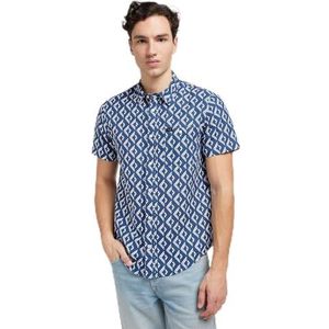 Lee Heren Ss Leesure Shirt, nieuw blauw, XL