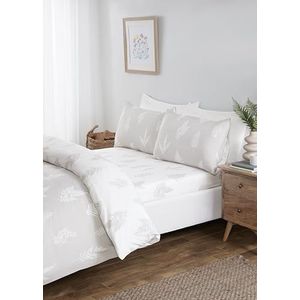 Rapport home Fern microvezel volledige beddengoedset, kingsize, omkeerbaar dekbedovertrek, hoeslaken met bijpassende kussenslopen