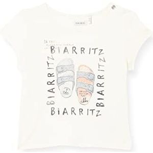 IKKS T-shirt voor baby's, meisjes, ECRU, 3 Maanden