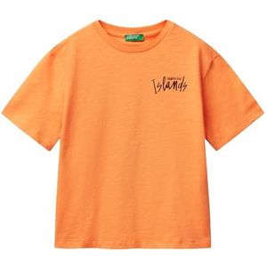 United Colors of Benetton T-shirt, Oranje, 140