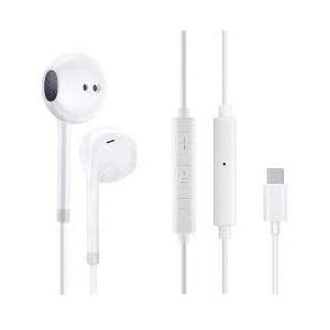 APM France, 600319, USB-C in-ear hoofdtelefoon met afstandsbediening, wit