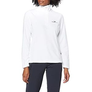 Black Crevice Dames fleece ski-rolli, wit/zwart, 46