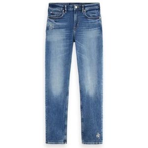 Scotch & Soda High Five Slim Fit Jeans voor dames, Werk It Out, 30W / 30L