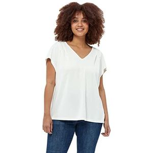 Peppercorn Dames Lana V-hals Blouse, Sandshell, 22
