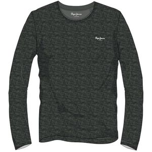 Pepe Jeans Original Basic 2 Long T-shirt, grijs (Dark Grey Marl), XL voor heren, grijs (Dark Grey Marl), XL