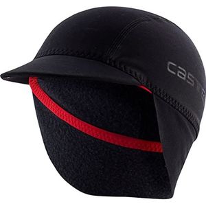 CASTELLI Nano Thermal Cap Sportband, Zwart, Uniseks Volwassene, zwart., Eén maat