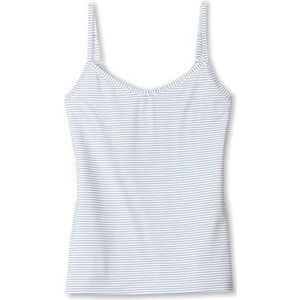 CALIDA Natural Joy Stripe onderhemd voor dames, Milky Blue., 48