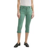 TOM TAILOR - TTKATE - Capri Jeans - Faded Green - Dames - Slim Fit