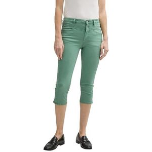 TOM TAILOR - KATE - Jeans - Mintgroen - Slimfit - High Waist - 3/4 Lengte