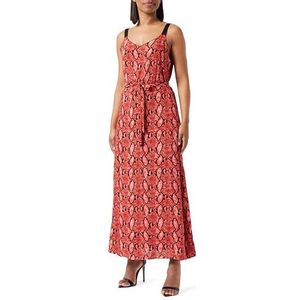 dedica dames maxi-jurk jurk, Rood slang., S