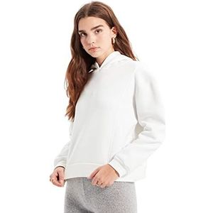Trendyol Sweatshirt - Turkoois - Standaard, Ecru, XL
