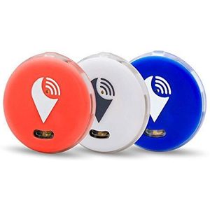 TrackR Set van 3 pixels rood-wit blauw item tracker iOS/Android/Alexa Skill