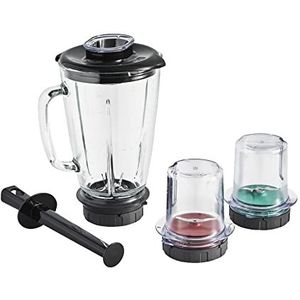 Moulinex 3-delige accessoireset voor Coach en I Coach Touch, blender + mini-hakmolen + maalmachine, opbergkoffer, mix & drink box XF650012