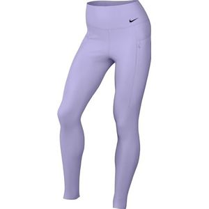 Nike Broek Dames Dri-Fit Go Mr Tght, Lilac Bloom/Black, DQ5672-512, L