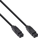 InLine® 1.8m 9 Pin Male to Male FireWire 1394b kabel