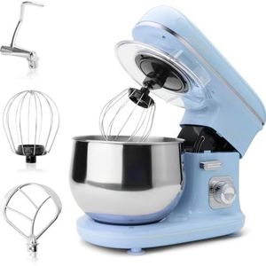 Clatronic KM 3711 - Keukenmachine - Kneedmachine - RETRO - Blauw - 5L - 1100 watt