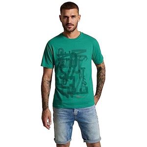 Street One MEN Shirt met korte mouwen, groen (irish green), S