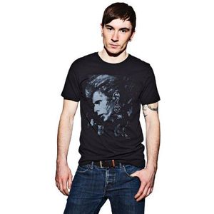 ESPRIT Heren T-shirt ronde hals, slim fit, zwart (zwart), XL