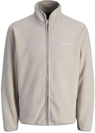 JACK & JONES Jcofusion Fleece Sweat Zip High Neck, Paloma, L