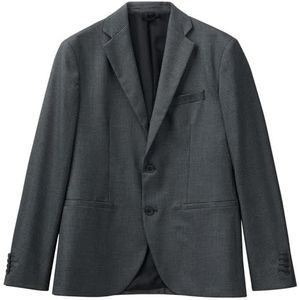 United Colors of Benetton jas voor heren, Pied De Poule zwart en wit 901, 52 NL