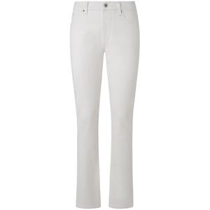 Pepe Jeans Dames Slim Jeans Hw, Wit (Denim-D76), 33W/30L, Wit (Denim-d76), 33W / 30L