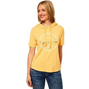 Street One Dames 317601 T-Shirt, Light Sunset Yellow, 38