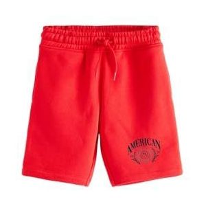AMERICAN COLLEGE USA Bermuda shorts voor dames en heren, uniseks, Rood, XL