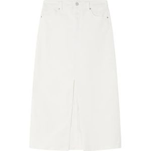 SPRINGFIELD Frq. Midirok, Denim, Wit, Rok voor Dames, standaard wit, 34