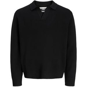 Jack & Jones - Trui - Zwart - Lange Mouw - Polokraag