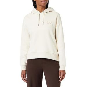 Lee Dames Essential Hoodie Hooded Sweatshirt, beige, XXL