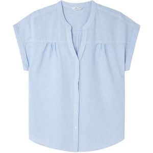 SPRINGFIELD Dameshemd, Blauw (Azul Chino), 32