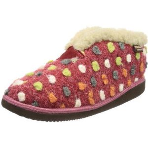 Manitu Home 340131 Damesslippers, Blauw blauw bont 5, 39 EU