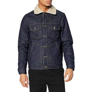 Urban Classics Heren Sherpa Lined Jeans Jacket Denim Jacket