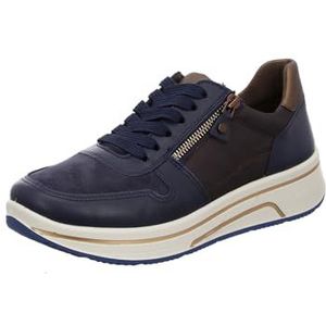 ara Sapporo Sneakers voor dames, blauw, amarone, Nuts, 35 EU breed, Blauw Amarone Nuts, 35 EU Breed