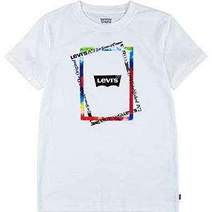 Levi's Kids Lvb T-shirt met korte mouwen voor jongens, Kleur: wit, 10 Jaar
