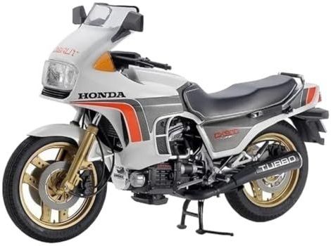 Tamiya 14016 1:12 Honda CX500 Turbo - modelbouw, plastic kit, handwerk, hobby, lijmen, model kit, in elkaar zetten, onbeschilderd, veelkleurig